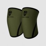 Gymreapers 7MM Knee Sleeves - Ranger Green/Black