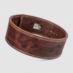 10MM Lever Belt - Cherry Leather