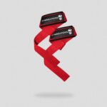 Lifting Straps | Premium Padded Weightlifting Straps - Red/Black